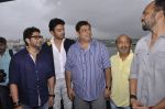 Arshad Warsi, Irrfan Khan, Sameer, David Dhawan, Rohit Shetty, Vashu at the launch of Vashu Bhagnani